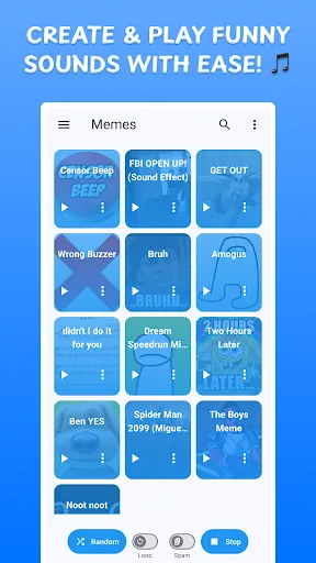 Custom Soundboard Maker app screen