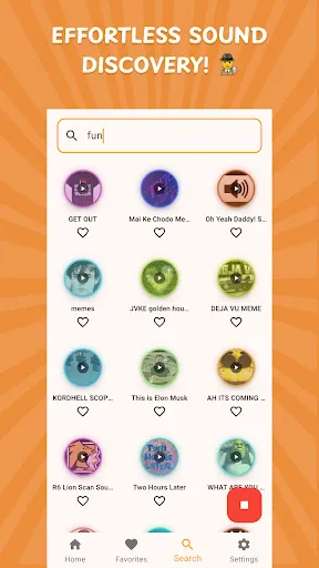 Funny Sound Effects app screen