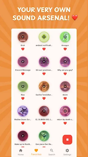 Funny Sound Effects app screen
